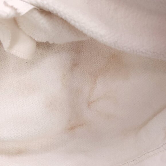 Good American Sweatshirt Cropped Short Sleeve Womens Size 2 Quarter Zip - Picture 4 of 16